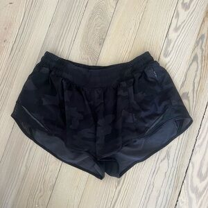Black Camouflage Women's Shorts
